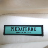 Piedaterre Modigliani Espadrille Flats Cream Canvas Size 42 NEW