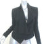 HELMUT Helmut Lang Flash Draped Blazer Black Silk-Blend Size Small