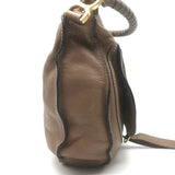 Chloe Medium Marcie Hobo Nut Pebbled Leather Shoulder Bag