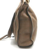 Chloe Medium Marcie Hobo Nut Pebbled Leather Shoulder Bag