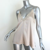Cami NYC Everly Camisole Oat Silk Satin Size Medium Crisscross-Back Tank Top