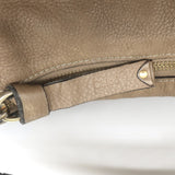 Chloe Medium Marcie Hobo Nut Pebbled Leather Shoulder Bag