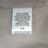 Cami NYC Everly Camisole Oat Silk Satin Size Medium Crisscross-Back Tank Top