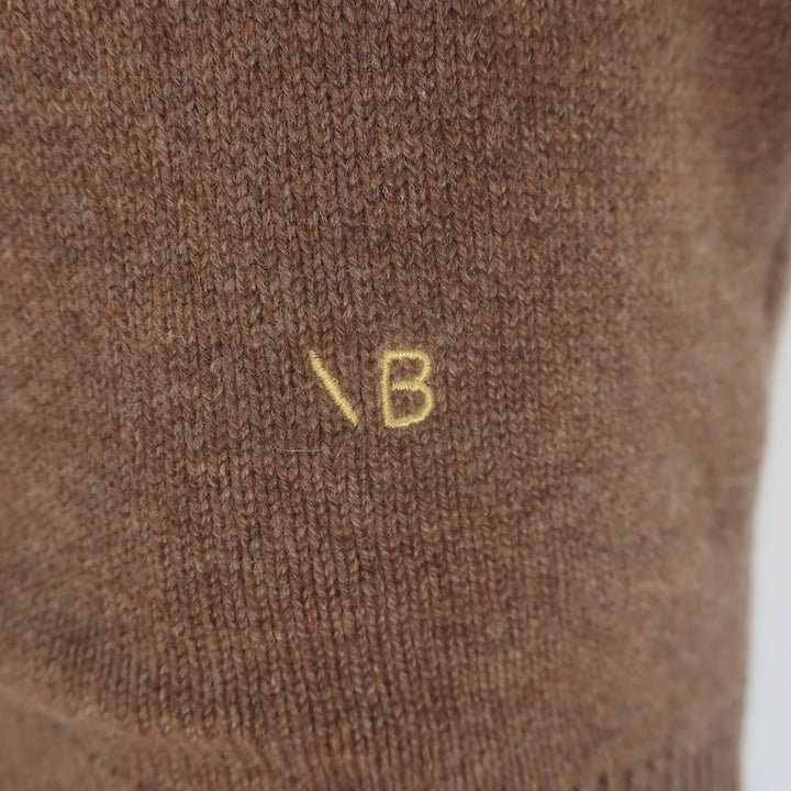 Victoria Beckham Cashmere Turtleneck Sweater Brown Size Extra Small