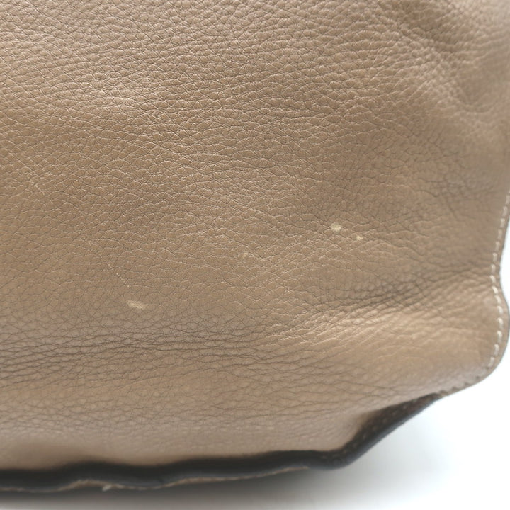 Chloe Medium Marcie Hobo Nut Pebbled Leather Shoulder Bag