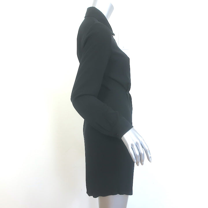 Favorite Daughter Take Me Seriously Mini Shirtdress Black Size Extra Small NEW