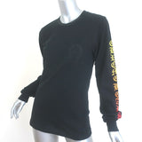 Chrome Hearts Gradient-Sleeve Long Sleeve T-Shirt Black Size Small