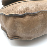 Chloe Medium Marcie Hobo Nut Pebbled Leather Shoulder Bag
