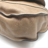 Chloe Medium Marcie Hobo Nut Pebbled Leather Shoulder Bag