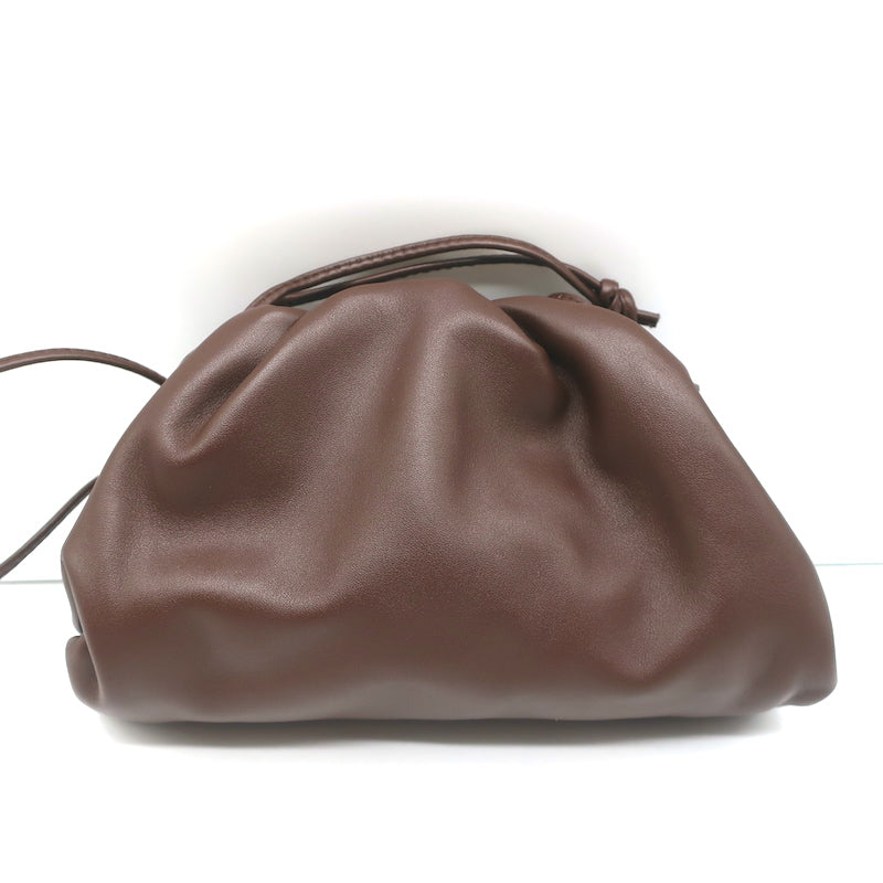 Bottega Veneta Vintage - The Mini Pouch - Dark Brown - Leather