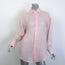 Vitamin A Playa Shirt Pink Linen Size Extra Extra Small Long Sleeve Top NEW