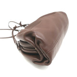 Bottega Veneta The Mini Pouch Dark Brown Leather Crossbody Bag