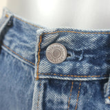 Vintage Levi's Red Tab 501 Reworked Straight Leg Jeans Medium Blue Size 6