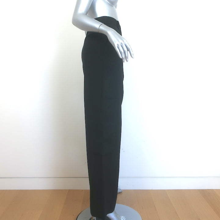 KHAITE Caiton Side-Pocket Wide Leg Pants Black Size 6
