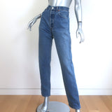 Vintage Levi's Red Tab 501 Reworked Straight Leg Jeans Medium Blue Size 6