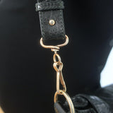 Balenciaga Giant 12 Neo Folk Messenger Bag Black Lambskin Leather