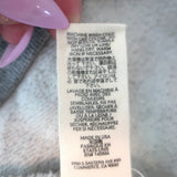 THE GREAT The Henley Hoodie Sweatshirt Varsity Grey Cotton Size 2