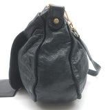 Balenciaga Giant 12 Neo Folk Messenger Bag Black Lambskin Leather