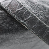 Balenciaga Giant 12 Neo Folk Messenger Bag Black Lambskin Leather