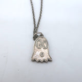 Gucci Ghost Pendant Necklace Sterling Silver .925
