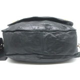Balenciaga Giant 12 Neo Folk Messenger Bag Black Lambskin Leather