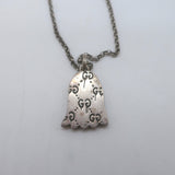 Gucci Ghost Pendant Necklace Sterling Silver .925