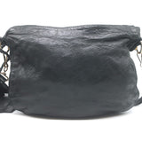 Balenciaga Giant 12 Neo Folk Messenger Bag Black Lambskin Leather