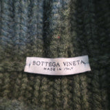 Bottega Veneta Cashmere Fringe Sweater Forest Green Ribbed Knit Size 40