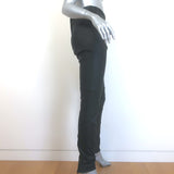 The Row Lakun High Waisted Leather Leggings Black Size 4