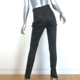 The Row Lakun High Waisted Leather Leggings Black Size 4