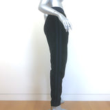 Chanel Side-Stripe Velour Joggers Black/Navy Size 42