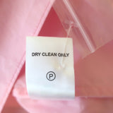 Hunter Bell Stella Puff Sleeve Top Pink Cotton Size Large Ruffle Neck Blouse NEW