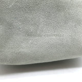 Brunello Cucinelli Monili Strap Bucket Bag Gray Suede Small Crossbody