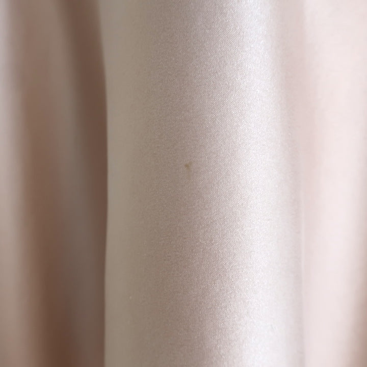 Zimmermann Blouson-Sleeve Mini Wrap Dress Light Pink Silk Satin Size 1