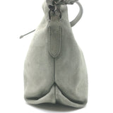 Brunello Cucinelli Monili Strap Bucket Bag Gray Suede Small Crossbody