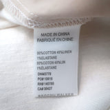 Brochu Walker Talia Cropped Pants White Stretch Linen Size Small