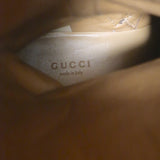 Gucci Slim Horsebit Flat Riding Boots Dark Brown Suede Size 36.5