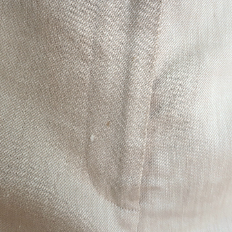 Brochu Walker Talia Cropped Pants Flax Beige Stretch Linen Size Small