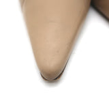 Manolo Blahnik Carolyne 70 Slingback Pumps Beige Leather Size 41