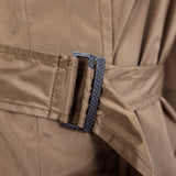 Bottega Veneta Trench Coat Brown Silk-Blend Size 40 Belted Long Jacket