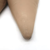 Manolo Blahnik Carolyne 70 Slingback Pumps Beige Leather Size 41