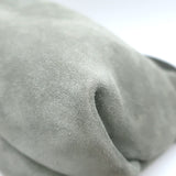 Brunello Cucinelli Monili Strap Bucket Bag Gray Suede Small Crossbody