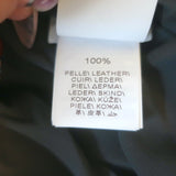 Brunello Cucinelli Monili-Trim Metallic Leather Bomber Jacket Silver Size 42