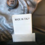 Brunello Cucinelli Monili-Trim Metallic Leather Bomber Jacket Silver Size 42