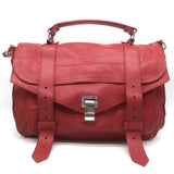 Proenza Schouler Medium PS1 Satchel Red Leather Crossbody Bag
