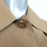 ACNE Studios Coat Brown Cotton Size 36 Long Jacket