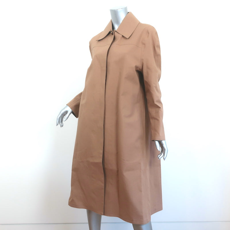 ACNE Studios Coat Brown Cotton Size 36 Long Jacket