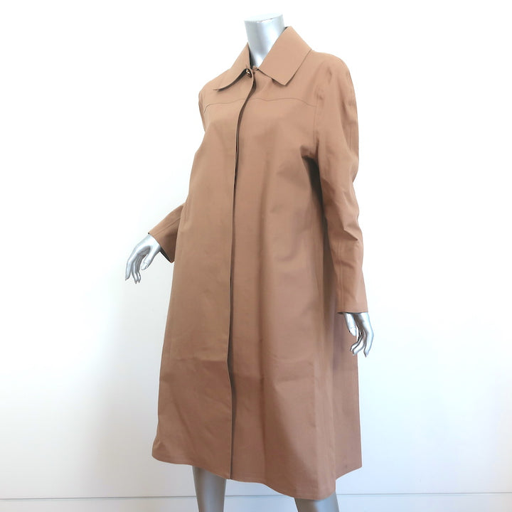 ACNE Studios Coat Brown Cotton Size 36 Long Jacket