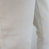 Polo Ralph Lauren Lambskin Leather 5 Pocket Skinny Pants Cream Size 8