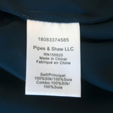 Veronica Beard Bow Back Blouse Chilton Navy Silk Satin Size 10 Long Sleeve Top